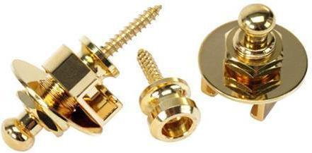 Rocktile RSL-10 CR Security Locks Gold - Uchwyt do paska, 2 szt, złoty 00024745