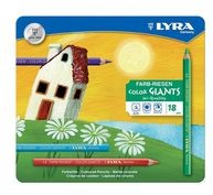 Lyra Kredki Color-Giant 18 kolorów w kasetce Fila