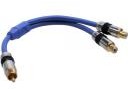 InLine Kabel Premium 1x Cinch męski - 2x Cinch żeński pozłacany 25cm 89924P