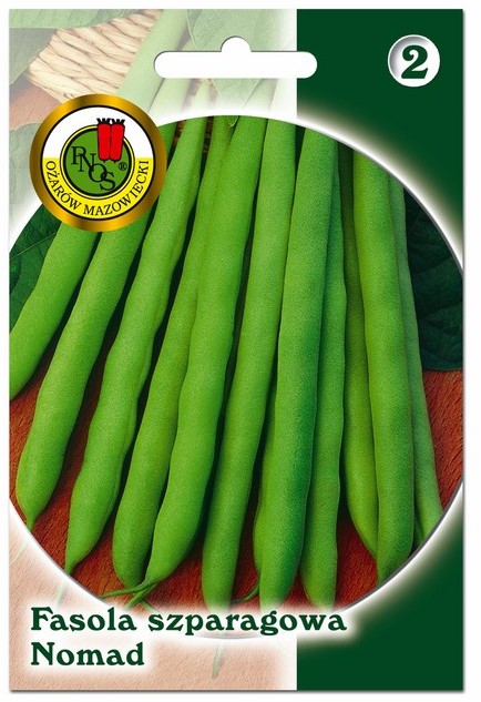 Nasiona fasola szparagowa zielona Nomad grupa II 20 g