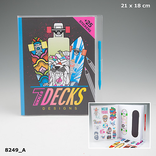 Plus-z SZKICOWNIK DO PROJEKTOWANIA DESKOROLEK 7 SKILLS 8249A