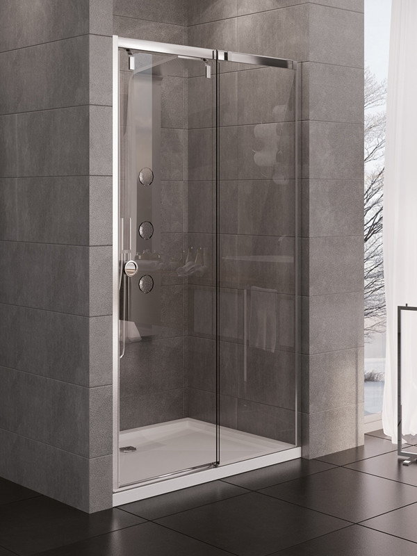 New Trendy Porta 120x90 prawa profil chrom szkło przejrzyste EXK-1048/EXK-1110