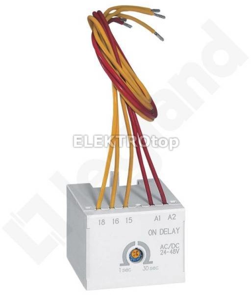 Legrand MODUŁ CZASOWY 1-30S 24-48V AC/DC DO CTX3 3P 9-150A 416870