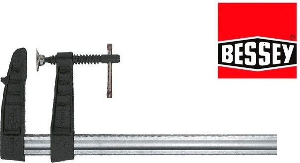 Bessey ścisk śrubowy z żeliwa ciągliwego TGK z pokrętłem