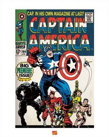 Pyramid Posters Captain America - reprodukcja PPR43023
