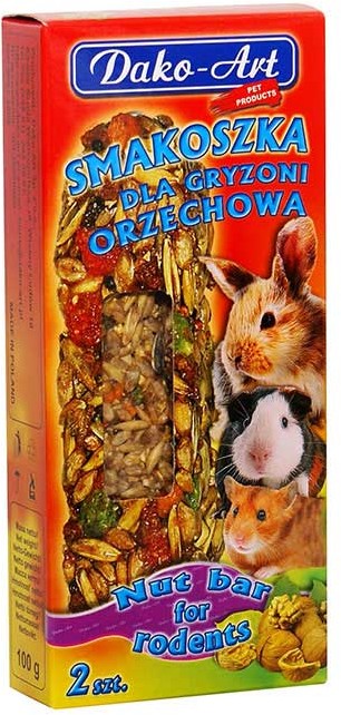 Dako-Art Smakoszka kolby orzechowe dla gryzoni 2szt