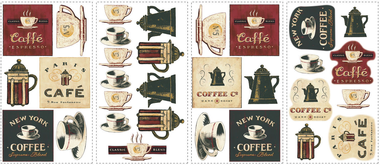 RoomMates Kawa, kawa, kawa RMK1254SCS