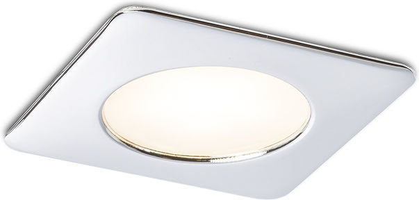 Redlux Oprawa do wbudowania INEZ SQ chrom 12= LED 3W 120 IP44 3000K R10587 -