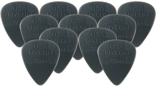 Jim Dunlop Nylon plektren 88 MM ciemny szary, 12 sztuki 22044088112