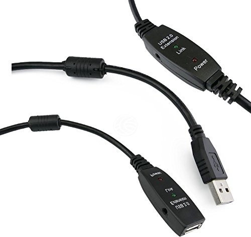 Cablematic - USB-Verlängerungskabel 02: 00 > 1 x AH Stromversorgung (30 m)