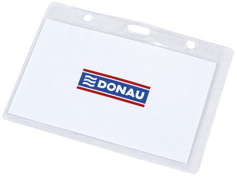 Donau Identyfikator , otwór z boku, miękki, transparentny 8343001PL-00