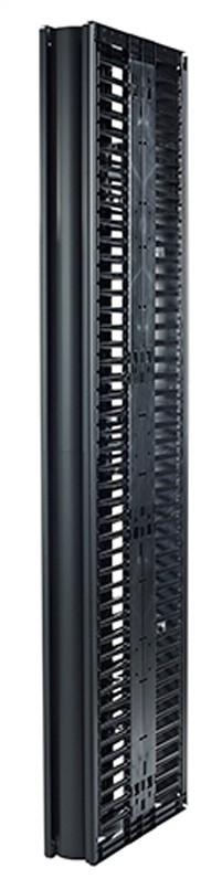 APC Valueline, Vertical Cable Manager for 2 & 4 Post Racks, 84H X 6W, Double-Sid (AR8725)