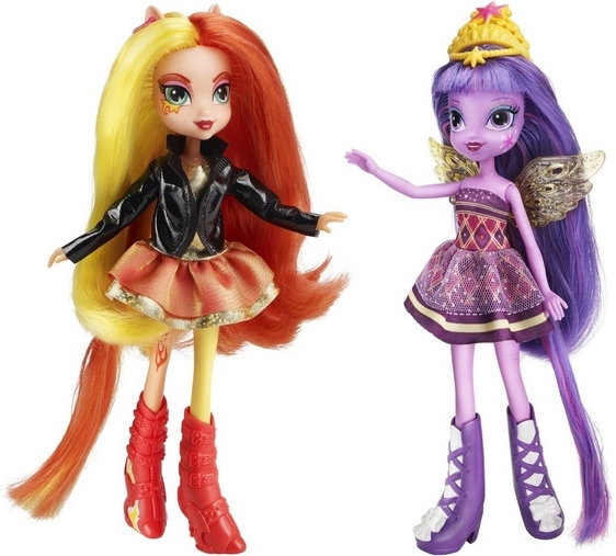 Hasbro My Little Pony Equestria Girls - Lalka dwupak Sunset Shimmer i Twilight Sparkle A3997