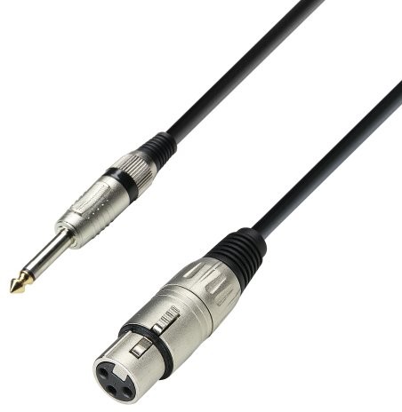 Adam Hall Cables K3 MFP 0100 przewód mikrofonowy XLR Female na 6,3 MM K3MFP1000