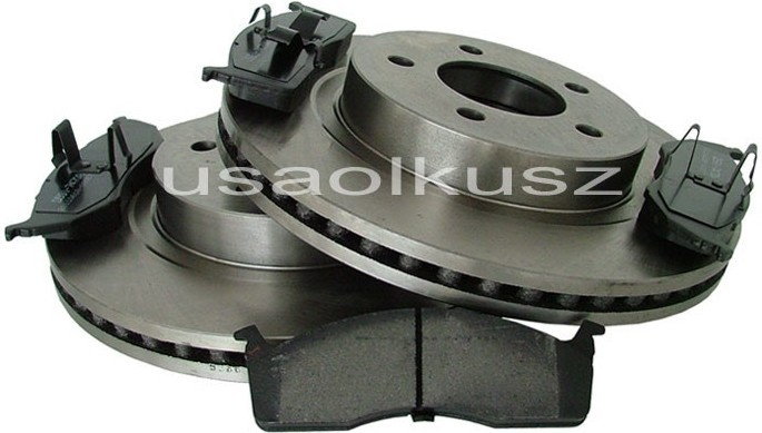 ROZNI Tarcze 275mm 16 oraz klocki hamulcowe przednie Chrysler LHS 1998-