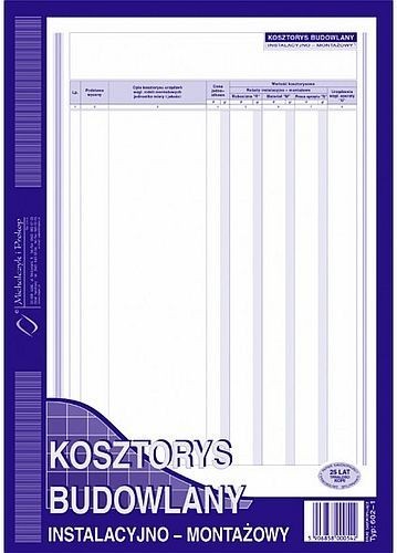 Michalczyk&Prokop KOSZTORYS BUDOWLANY A4 602-1