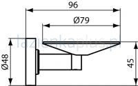 Ideal Standard Podstawka na mydło IOM A 9129 AA A9129AA