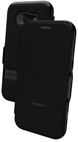 Gear4 Oxford portfelowe etui z klapką na Samsung Galaxy A5 2017 CZARNY OTWIERANE NA BOK TWORZYWO SZTUCZNE 31887