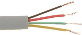 Abcvision PRZEWÓD TELEF. KP-4 4x(7x0.12mm) PŁASKI