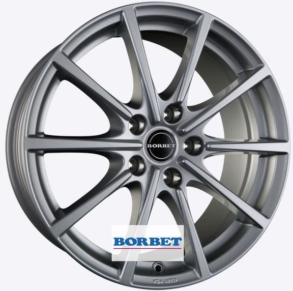 BORBET 8x18 5x1143 BL5(SI) ET40 SILVER