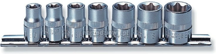 Jonnesway (R) Zestaw 7 zestaw nasadek torx-E 3/8 S06H37S
