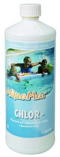 Marimex Chemia do basenu AQuaMar Chlor 1,0 l 8590517000683