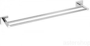 Bemeta Wieszak na ręcznik podwójny 65x11,5cm BETA 132104052