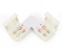 Abilite Szybkozłączka KĄTOWA DO TAŚM LED 5050 10mm 10szt. (5901583545993)