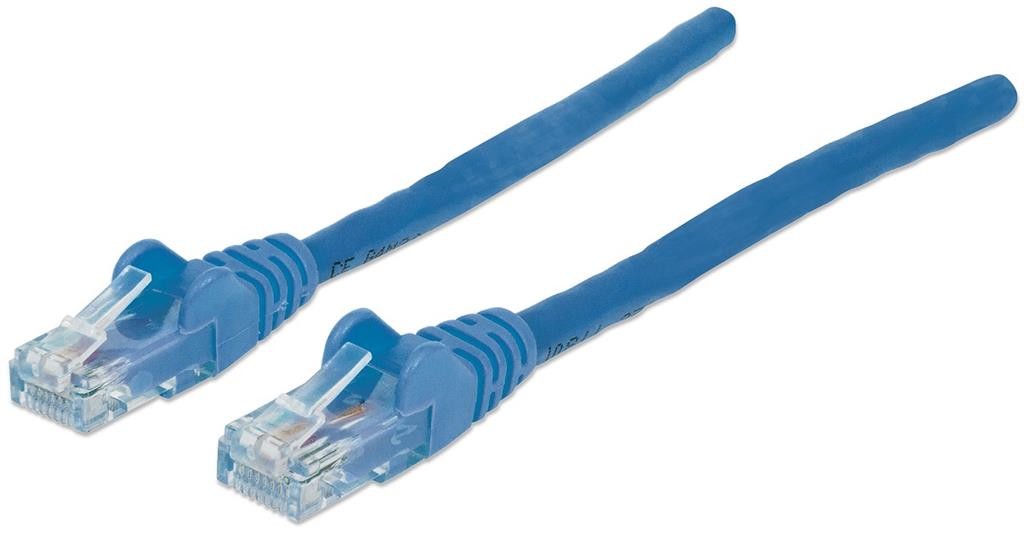 Intellinet Patch cord RJ45 kat6 UTP 5m niebieski 100% miedź 343305
