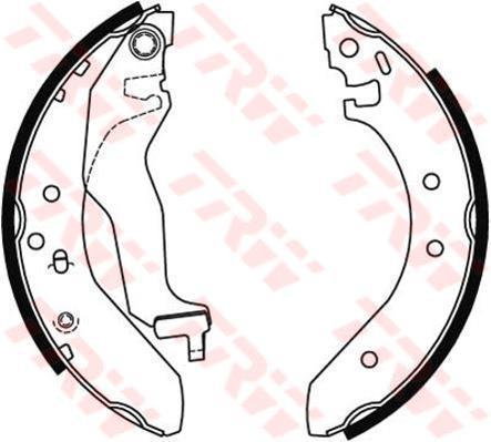 TRW Zesatw szczęk hamulcowych GS6246