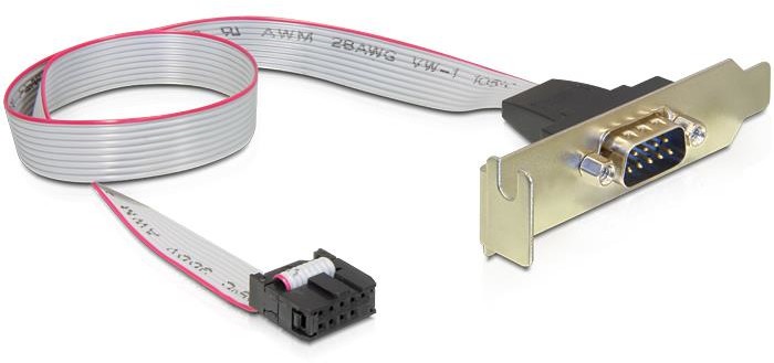 Delock Kabel 89300 - 1x RS-232, na śledziu low profile