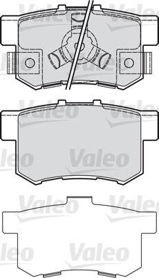 VALEO klocki hamulcowe 601043 601043
