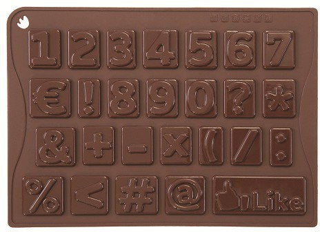 Pavoni Czekoladowe pralinki 123 mata 26 elementów CHOCO18