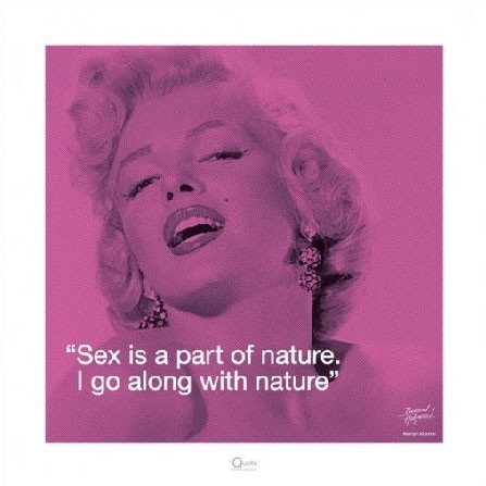 Pyramid Posters Marilyn Monroe (I.Quote - Sex) - reprodukcja PPR45269