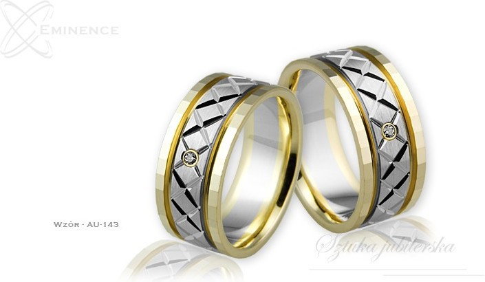 Eminence Obrączki ślubne - wzór Au-143