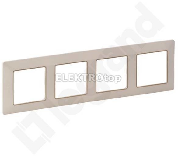 Legrand 754064VALENA LIFE RAMKA X4 KREMOWA/ZŁOTA