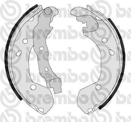 BREMBO Zesatw szczęk hamulcowych S 56 510