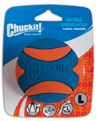 Petmate Chuck It Ultra Squeaker Ball Piłka dla psa rozm.L nr kat.52069
