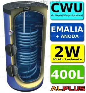 Lemet ZASOBNIK 400L 2xWĘŻ 2W +ANODA +WYSYŁKA GRATIS!! 20.400SE