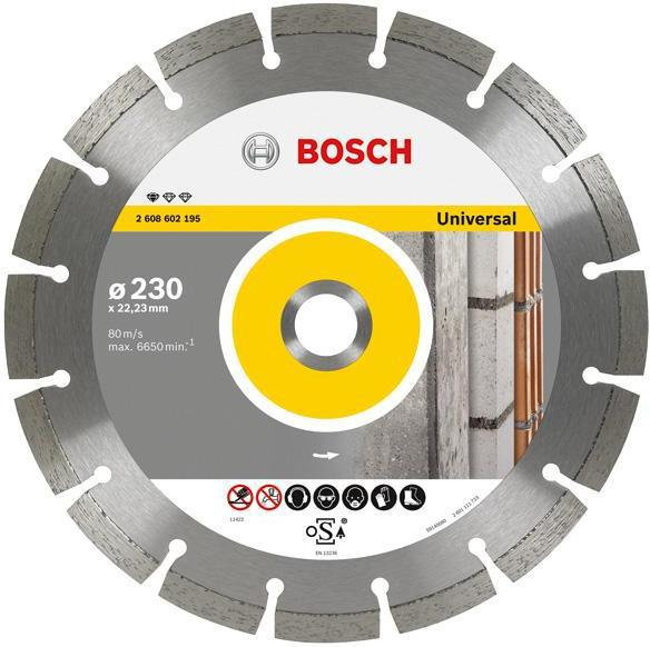 Bosch DIAMENTOWA TARCZA TNĄCA UNIWERSALNA PROFESSIONAL FOR UNIVERSAL 115 mm 2608