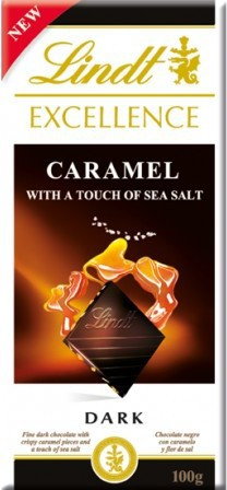 Lindt Excellence Carmel with a Touch of Sea Salt 100g