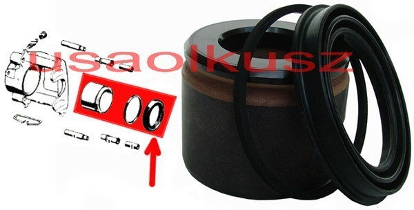 ROZNI Zestaw naprawczy przedniego zacisku Dodge Caravan 16 2001-2007