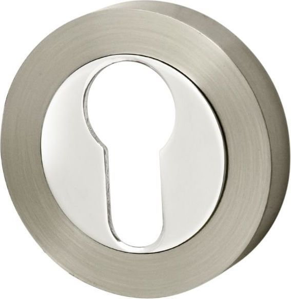 Alubrass Rozeta okrągła WKŁADKA NIKIEL/CHROM SNCY