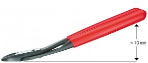 Knipex szczypce boczne tnące 200mm PCV 12' 74 21 200