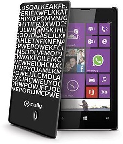 Celly Clove Hidden Message Negru Rückseitige Abdeckung für Nokia Lumia 520
