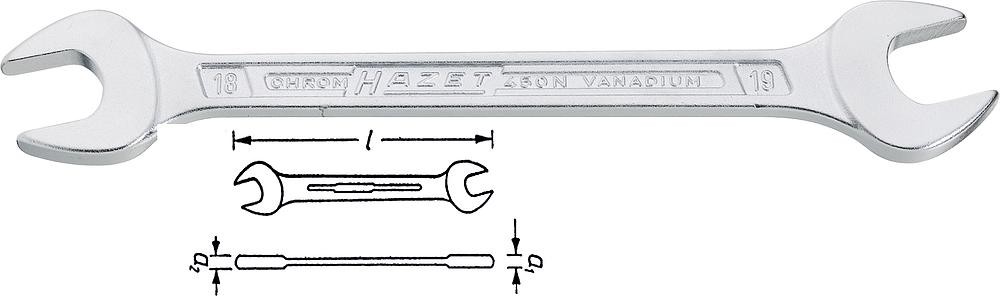 Hazet Klucz płaski dwustronny 450N-27X32