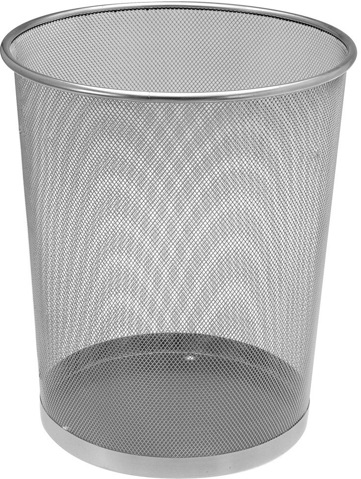 producent niezdefiniowany Kosz na papier z siatki metalowej srebrny B00ZP1V28
