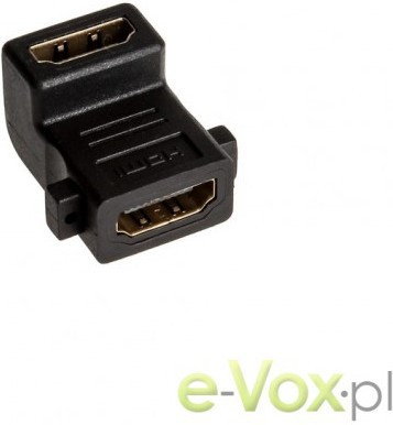 InLine HDMI Adapter HDMI A - męski / męski - kątowy (V13H010L75-V7-1E)
