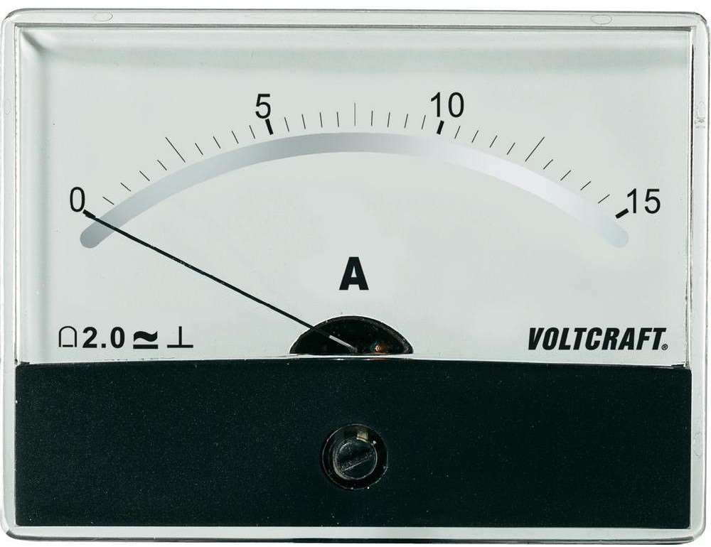 VOLTCRAFT Analogowy wskaźnik panelowy AM-86X65/15A/DC