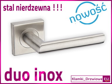 Infinity line Klamka DUO NA ROZECIE STAL NIERDZEWNA INOX KDU 500